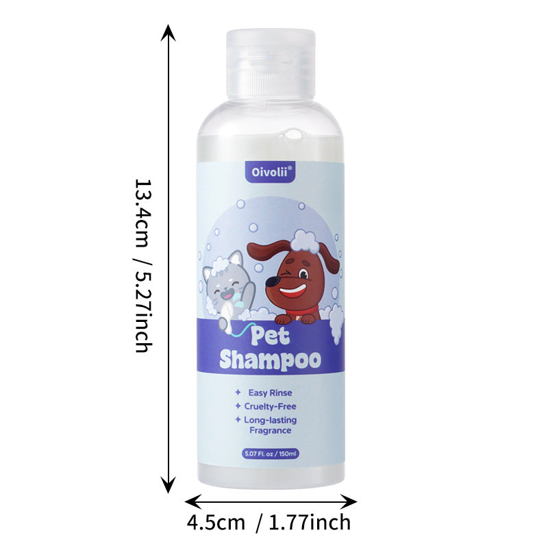 KFX-3738429 Long-Lasting Talcum Powder Fragrance Pet Shampoo for Cats and Dogs - 100ml to 150ml Capacity