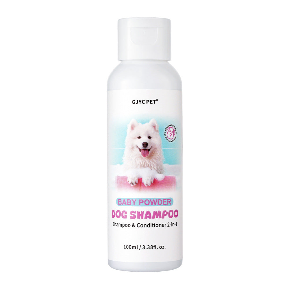 KFX-3738429 Long-Lasting Talcum Powder Fragrance Pet Shampoo for Cats and Dogs - 100ml to 150ml Capacity