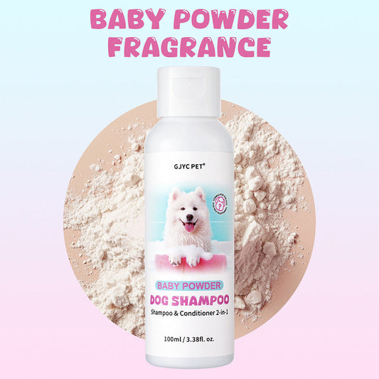 KFX-3738429 Long-Lasting Talcum Powder Fragrance Pet Shampoo for Cats and Dogs - 100ml to 150ml Capacity