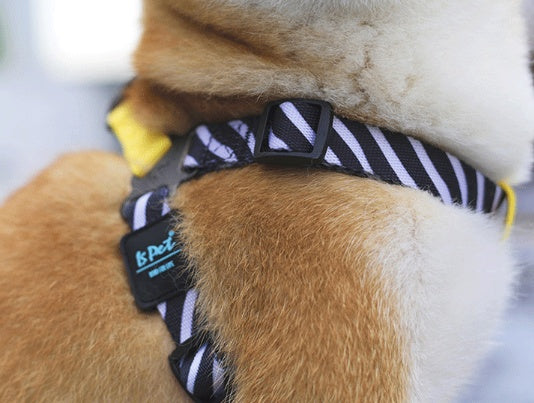 KFX-3740349 Durable Adjustable Dog Chest Strap with Traction Rope for Small to Large Breeds