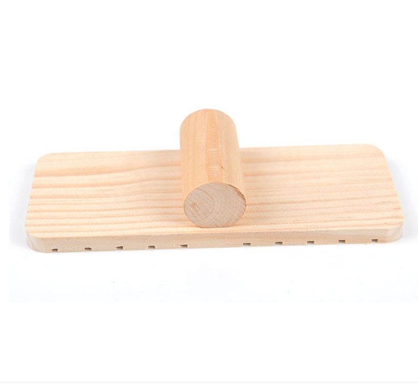 KFX-3741373 Wooden Hamster Seesaw for Stress Relief and Exercise - Natural Wood Pet Toy