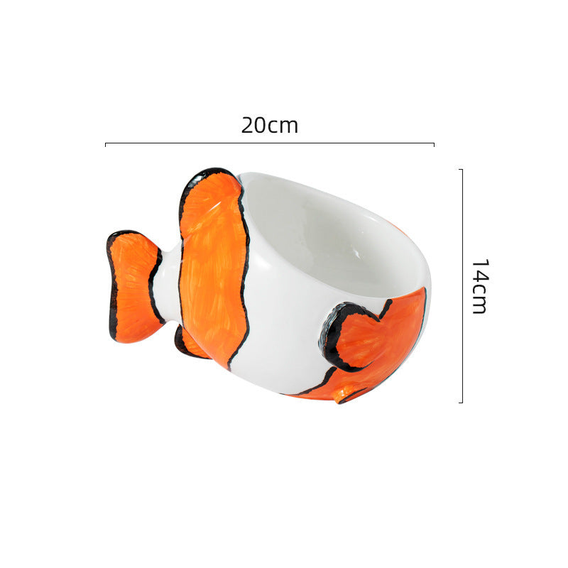 KFX-3746493 Ceramic Cat Bowl Designed to Support Cervical Spine Health with Automatic Feeding Feature