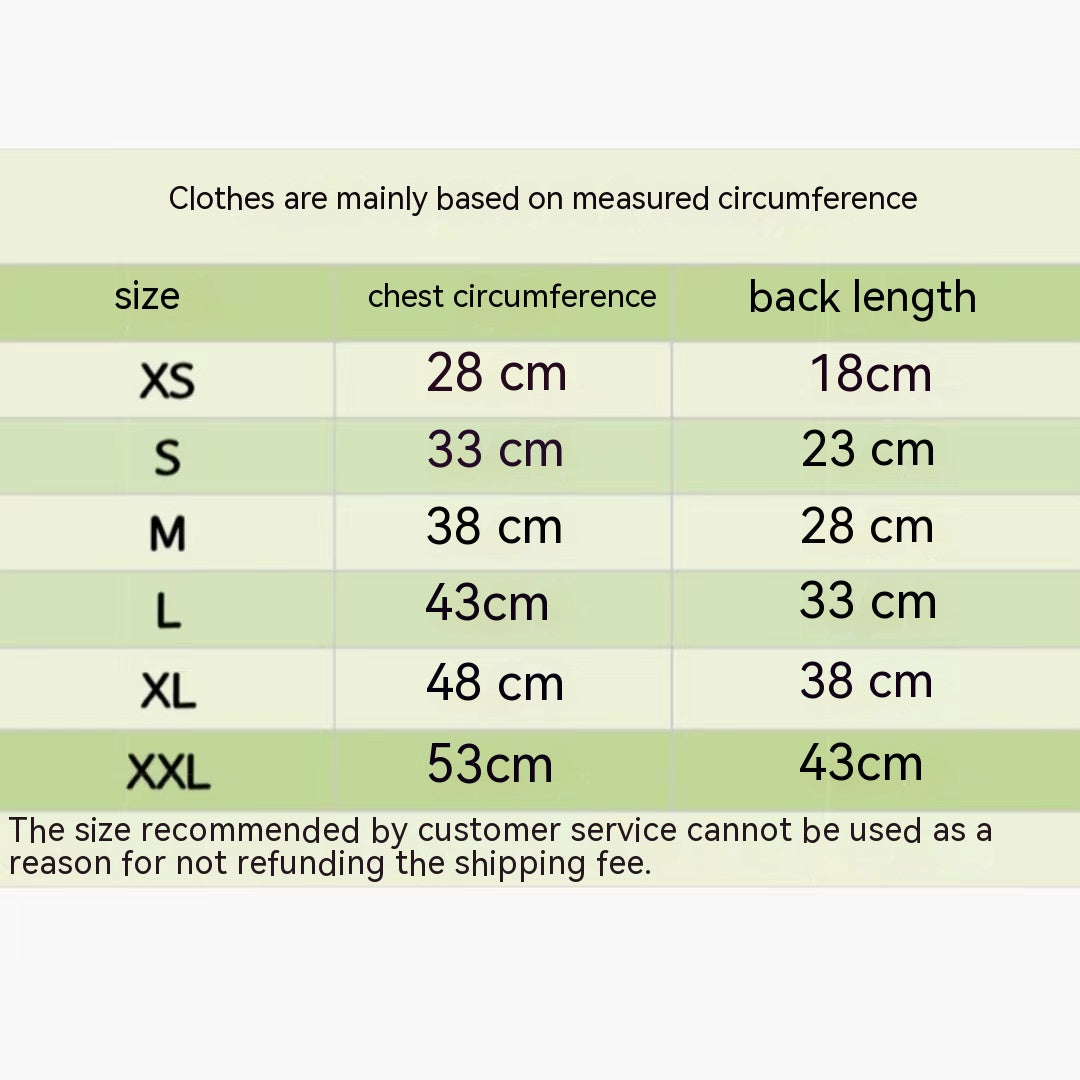 KFX-3751741 Winter Wool Pet Jacket for Dogs - Padded Outerwear for Schnauzer, Bichon, Teddy, Shiba Inu - Size XS to XL