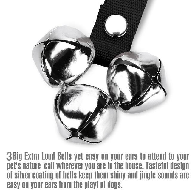 KFX-3752893 Dog Training Doorbell with Adjustable Rope for Effective Housebreaking