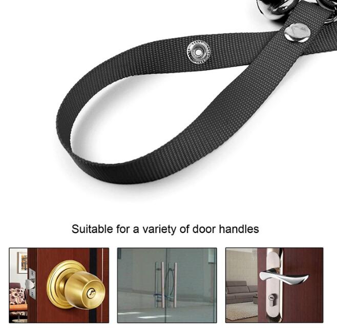 KFX-3752893 Dog Training Doorbell with Adjustable Rope for Effective Housebreaking