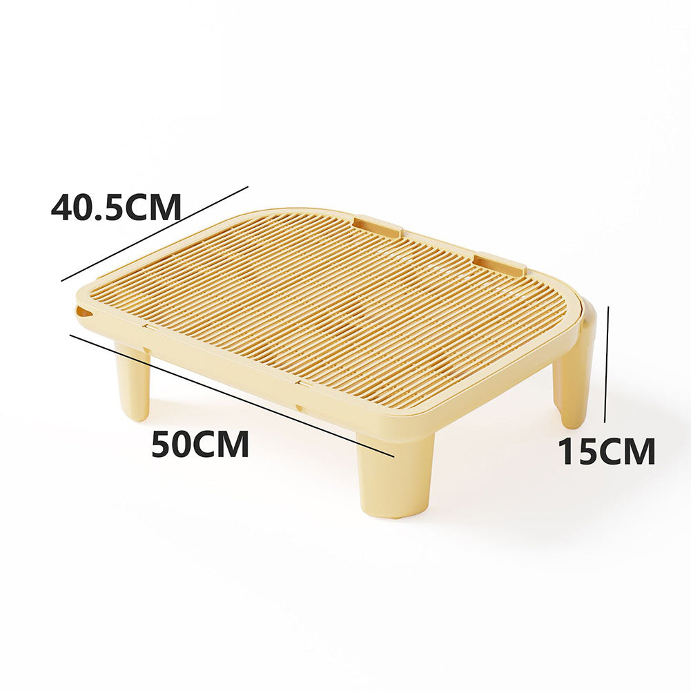 KFX-3755325 Double Cat Litter Control Mat for Effective Cleaning and Anti-Slip Comfort