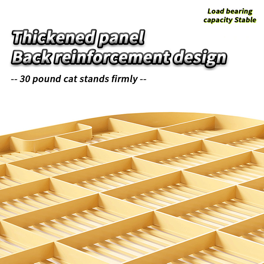 KFX-3755325 Double Cat Litter Control Mat for Effective Cleaning and Anti-Slip Comfort