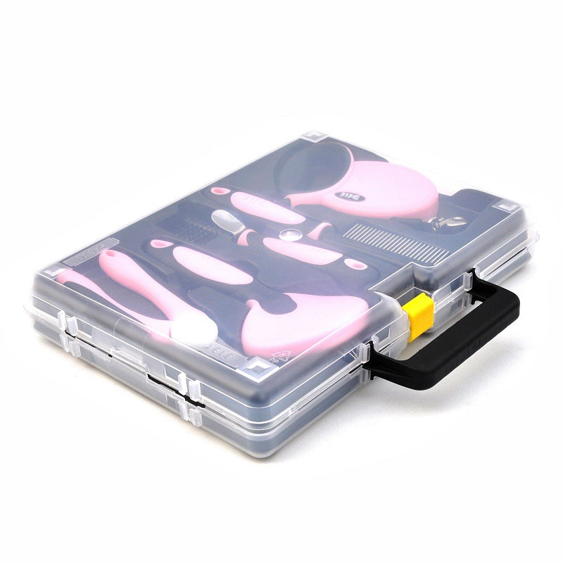 KFX-3755837 Pet Grooming Kit with Traction Rope and Nail Clippers - Lightweight Essentials Set