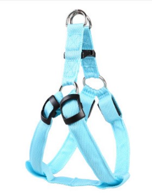 KFX-3757117 LED Luminous Dog Chest Strap with Interchangeable Leash - Multiple Colors & Flashing Modes