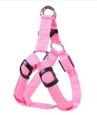 KFX-3757117 LED Luminous Dog Chest Strap with Interchangeable Leash - Multiple Colors & Flashing Modes