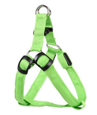 KFX-3757117 LED Luminous Dog Chest Strap with Interchangeable Leash - Multiple Colors & Flashing Modes