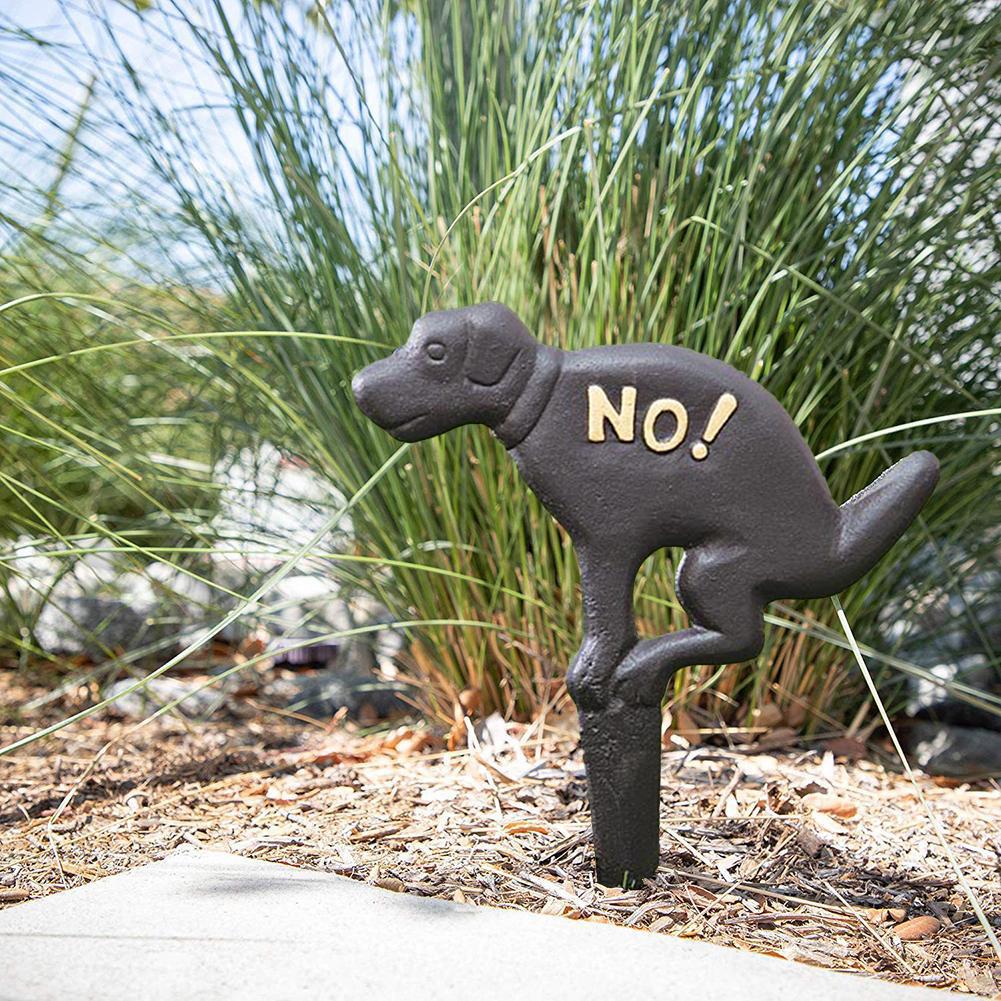 KFX-3757629 Puppy Grass Insert Metal Decoration for Garden - Animal Design Options Available