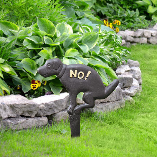 KFX-3757629 Puppy Grass Insert Metal Decoration for Garden - Animal Design Options Available