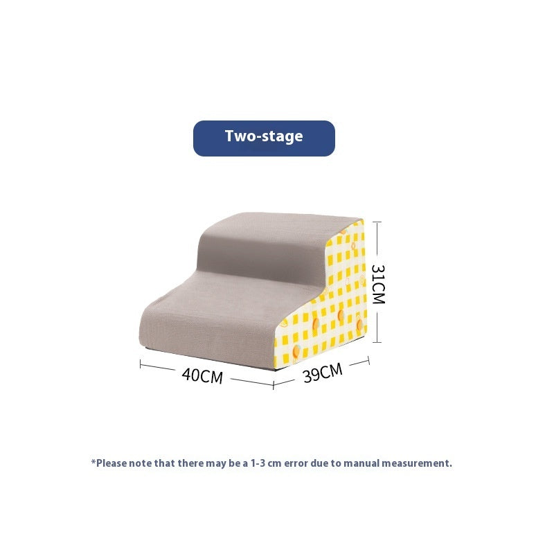 KFX-3761085 Pet Stairs with Multiple Levels and Slope Options for Small Dogs