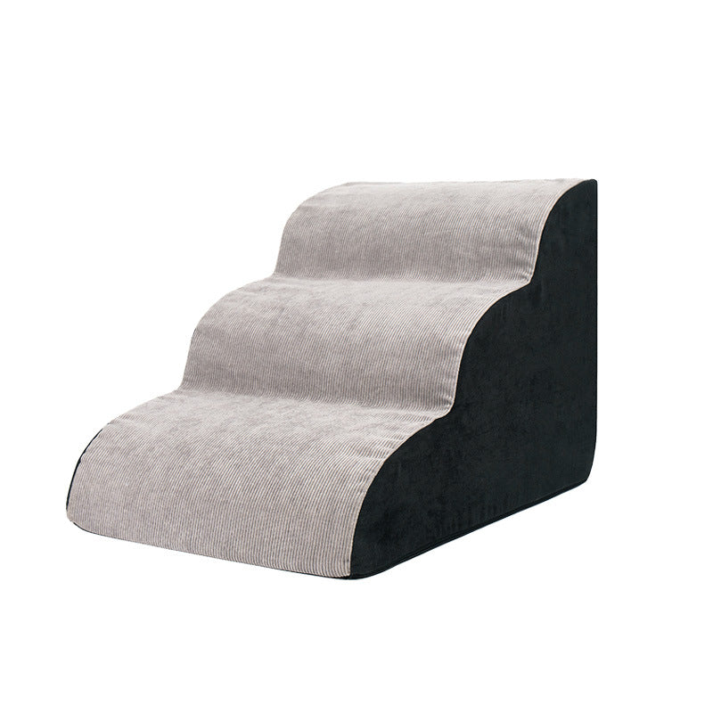 KFX-3761085 Pet Stairs with Multiple Levels and Slope Options for Small Dogs