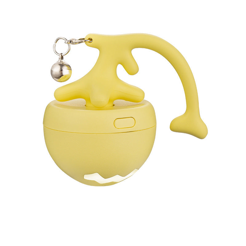 KFX-3765053 Electric USB Cat Teasing Ball with Fish Bone Design for Fun and Relaxation