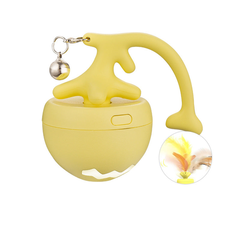 KFX-3765053 Electric USB Cat Teasing Ball with Fish Bone Design for Fun and Relaxation