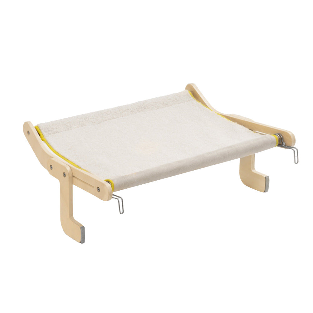 KFX-3765181 Cat Hanging Bed and Climbing Frame - Wooden Pet Bed in Multiple Colors