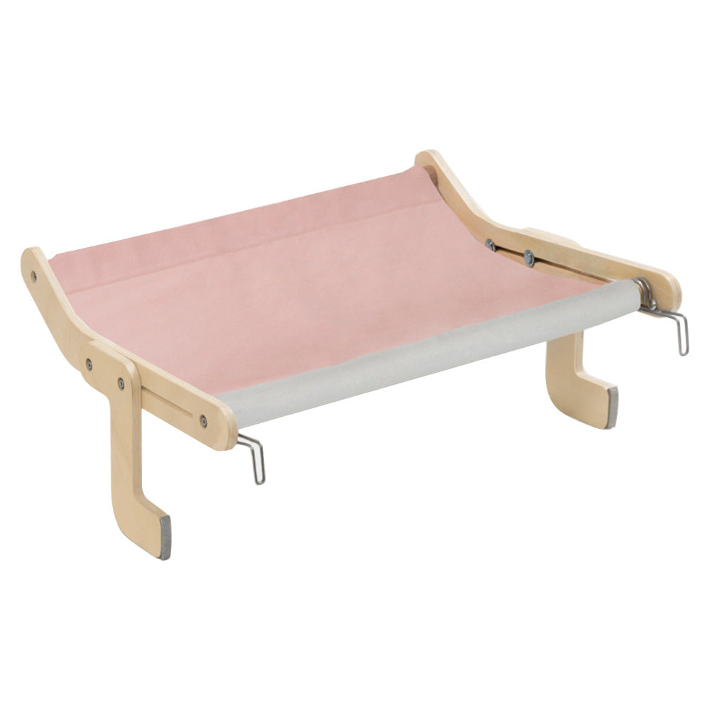 KFX-3765181 Cat Hanging Bed and Climbing Frame - Wooden Pet Bed in Multiple Colors