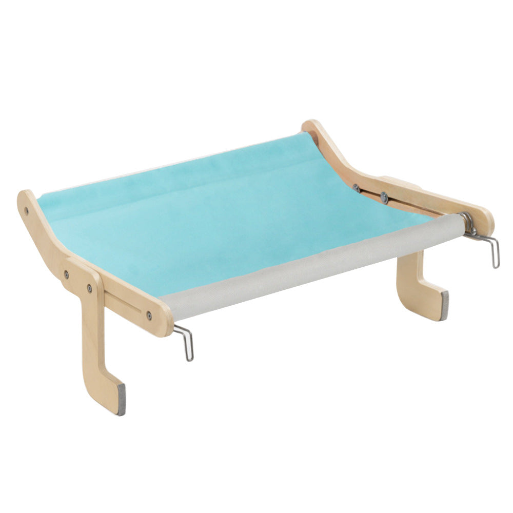KFX-3765181 Cat Hanging Bed and Climbing Frame - Wooden Pet Bed in Multiple Colors