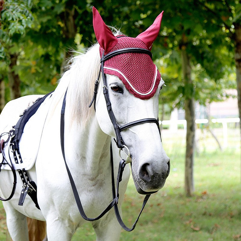 KFX-3767357 Cowhide Hose Reins for Equestrian Activities - Black and Dark Brown, Sizes S to XL