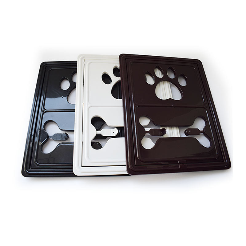 KFX-3769021 Dual-Direction Pet Screen Door with Magnetic Closure – White, Brown, Black Options