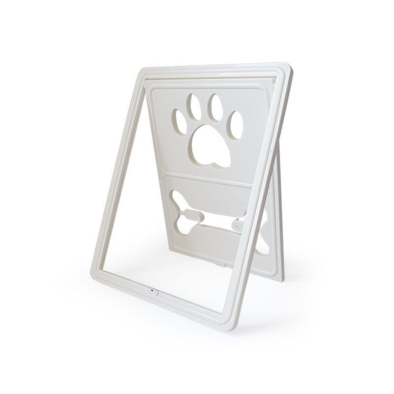KFX-3769021 Dual-Direction Pet Screen Door with Magnetic Closure – White, Brown, Black Options