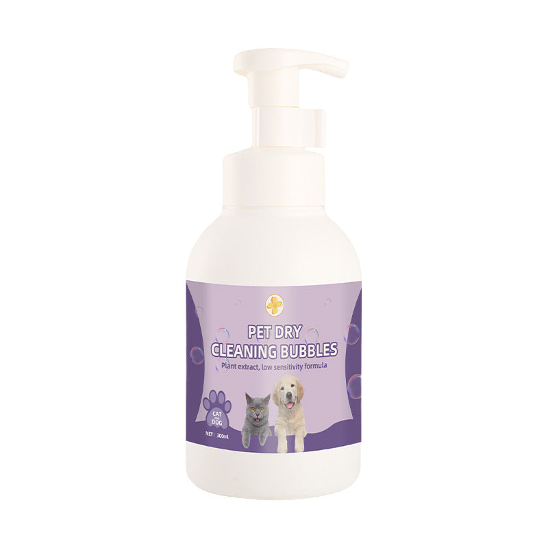 KFX-3771197 Pet Antibacterial Foam Shampoo for Deodorizing and Anti-Itching – Wash-Free Bath Solution, 300ml/500ml