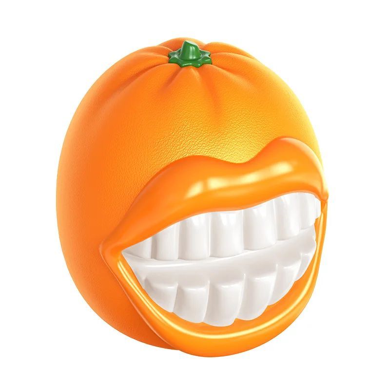 KFX-3771965 Interactive Sound-Activated Dog Toothbrush Ball Toy for Dental Care and Playtime