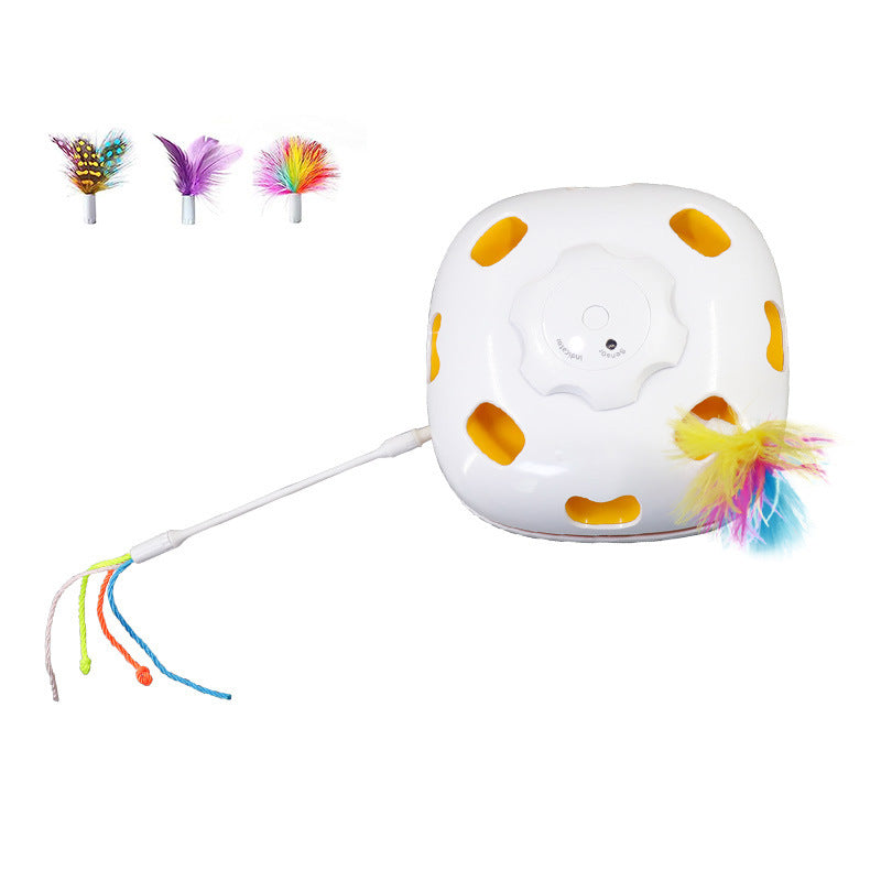 KFX-3774141 Interactive Cat Toy with Self-Hi Relief Teaser for Engaging Playtime