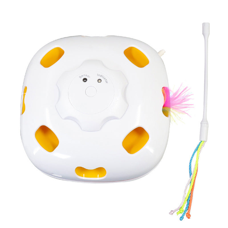 KFX-3774141 Interactive Cat Toy with Self-Hi Relief Teaser for Engaging Playtime