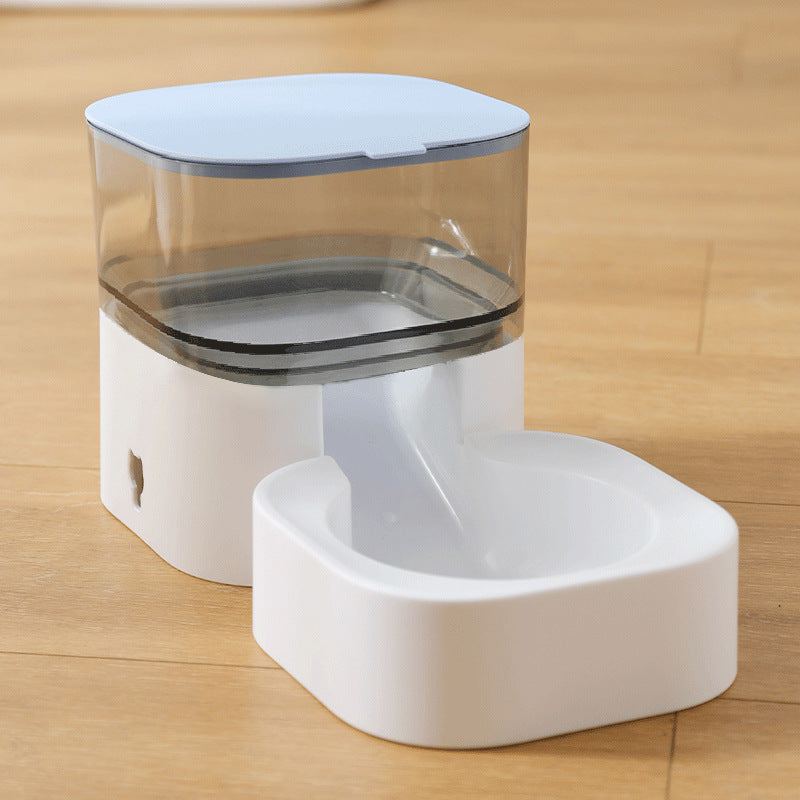 KFX-3775293 Removable and Washable Automatic Pet Feeder with Non-Slip Bowl and Water Feeder