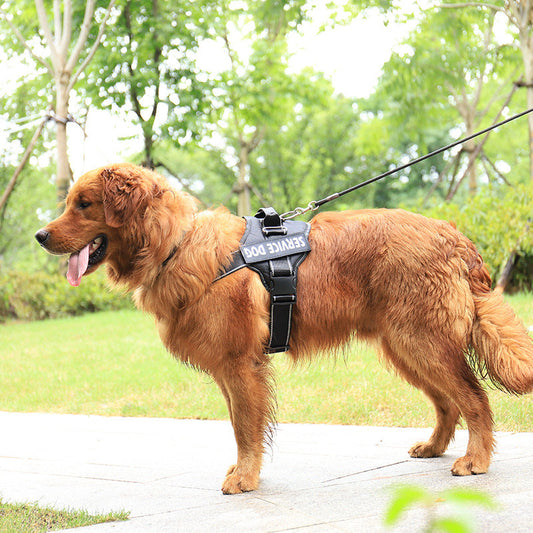 KFX-3780925 Comfortable Breathable Pet Chest Strap with Oxford Cloth and Reflective Trim, Available in Multiple Colors