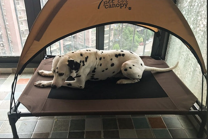 KFX-3789245 Moisture-Proof Removable Washable Oxford Cloth Pet Bed with Metal Frame