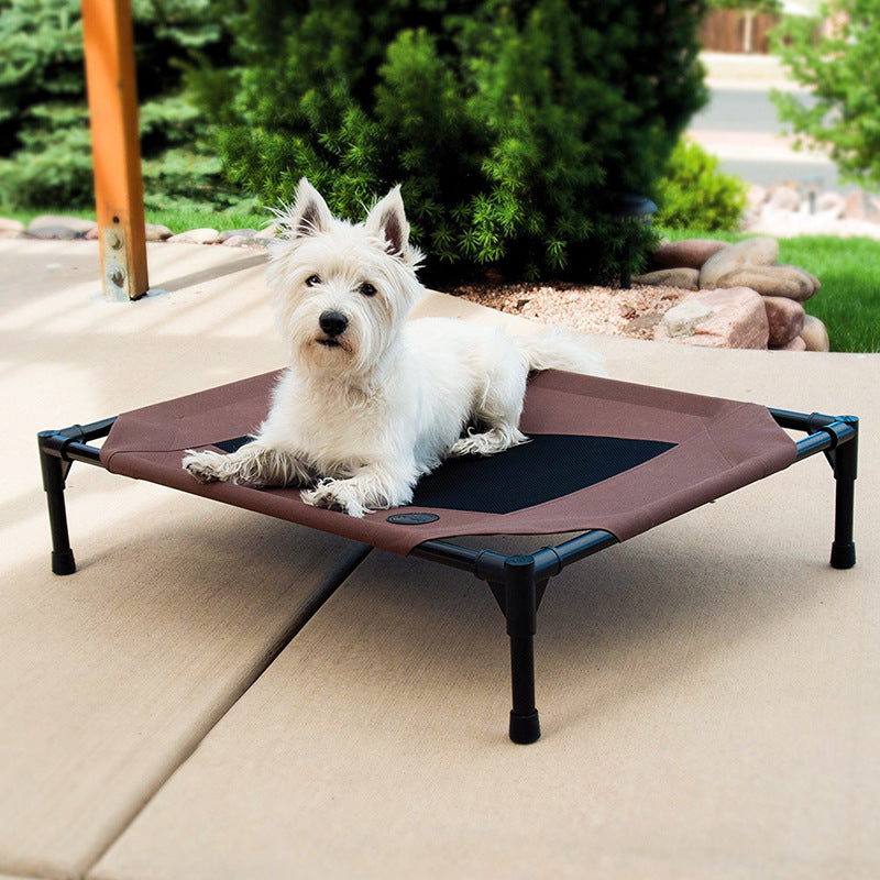 KFX-3789245 Moisture-Proof Removable Washable Oxford Cloth Pet Bed with Metal Frame