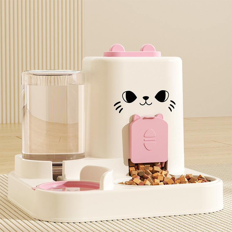 KFX-3794365 Integrated Cat Feeder with Water and Grain Station in Multiple Colors