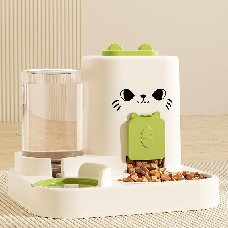 KFX-3794365 Integrated Cat Feeder with Water and Grain Station in Multiple Colors