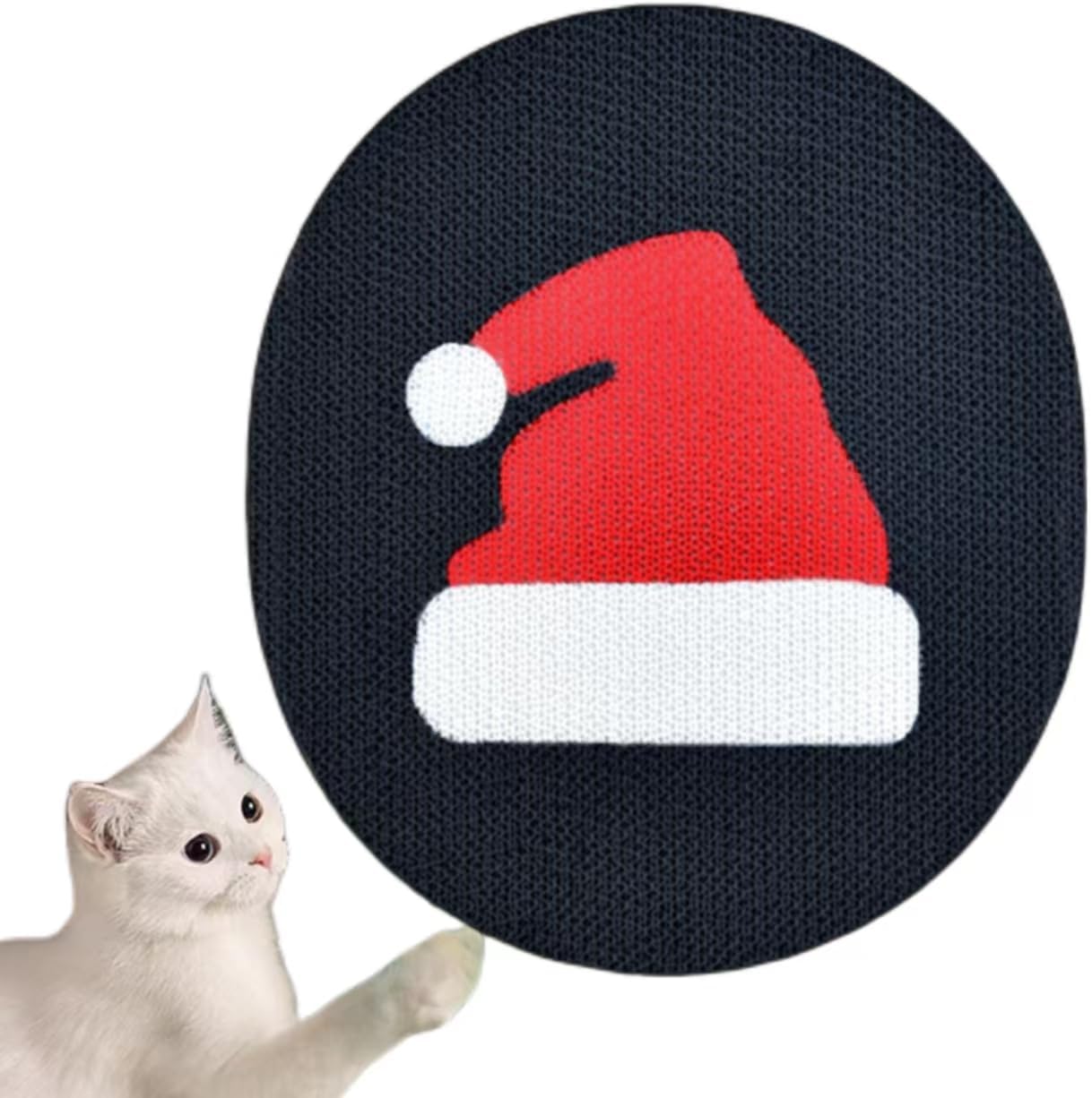 KFX-3797821 Wall-Mounted Cardboard Cat Scratching Pad with Catnip for Indoor Cats
