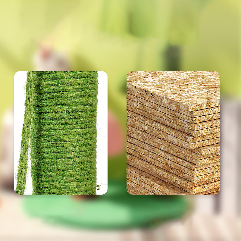 KFX-3799613 Cat Climbing Frame with Sisal Hemp Column for Scratching and Cozy Nesting