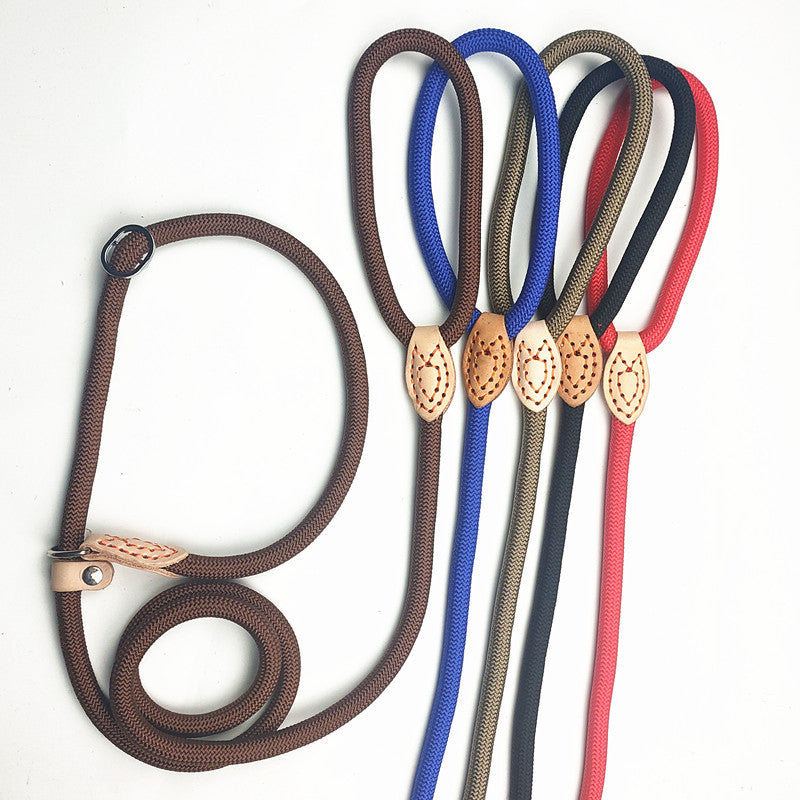 KFX-3803581 Automatic Tightening Dog Leash with P Rope Collar for Blast Race Level Training