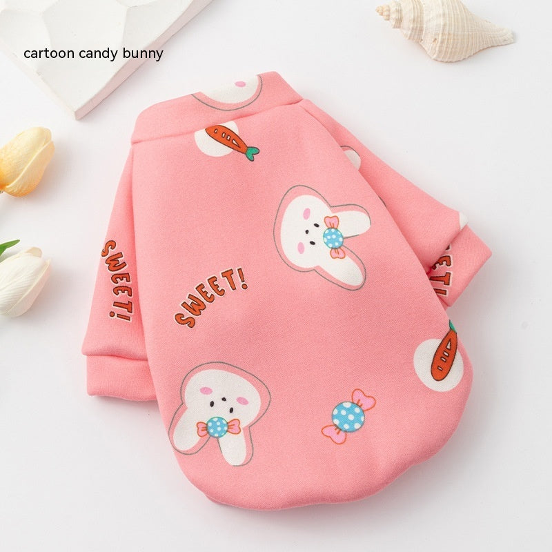 KFX-3807165 Cozy Polyester Dog Sweater in Fun Patterns for All Sizes