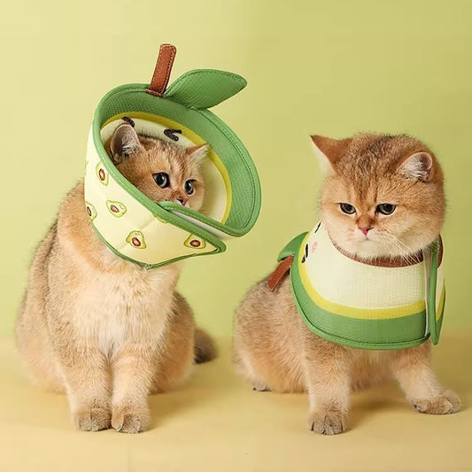 KFX-3809341 Comfortable Adjustable Cat Cone Collar for Post-Surgery Recovery – Soft EPE Material, Scratch and Bite Prevention