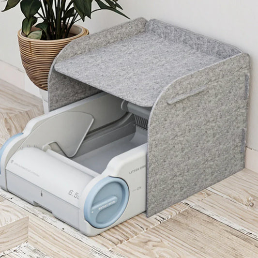 KFX-380947 Automated Self-Cleaning Cat Litter Box with Odor Control and Easy Clean Features