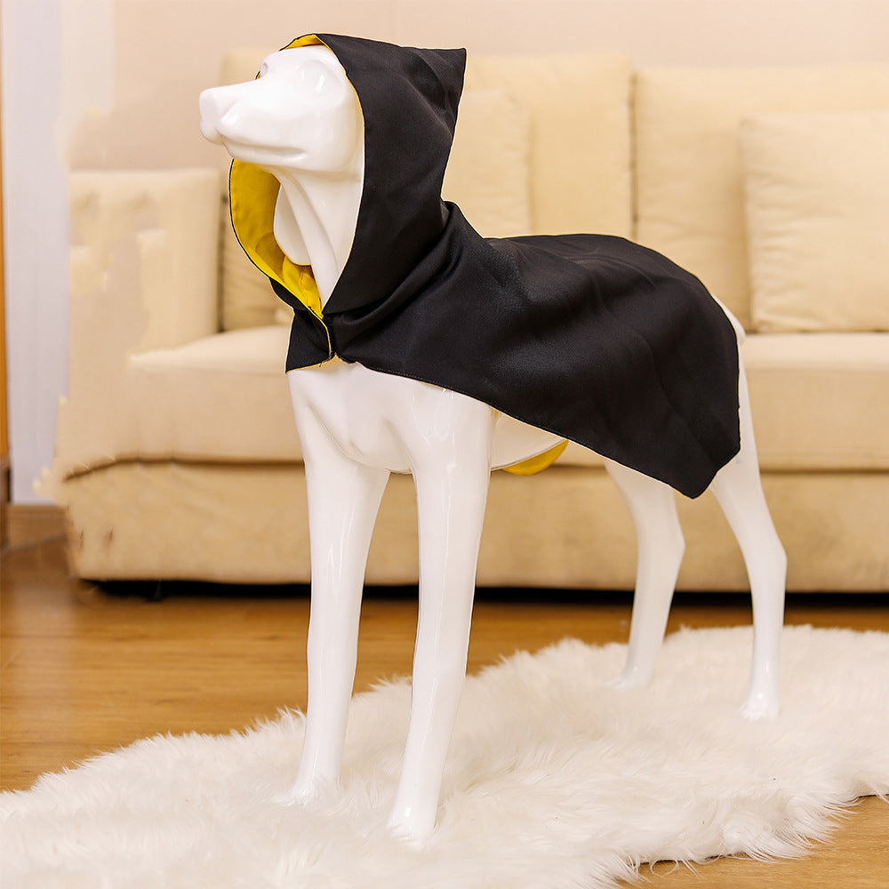 KFX-3810237 Fun Halloween Dog Cloak in Blue, Red, Yellow & Green - Available in S, M, L