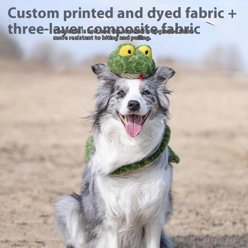 KFX-3811517 Durable Plush Dog Toy with Molar Sound for Engaging Playtime