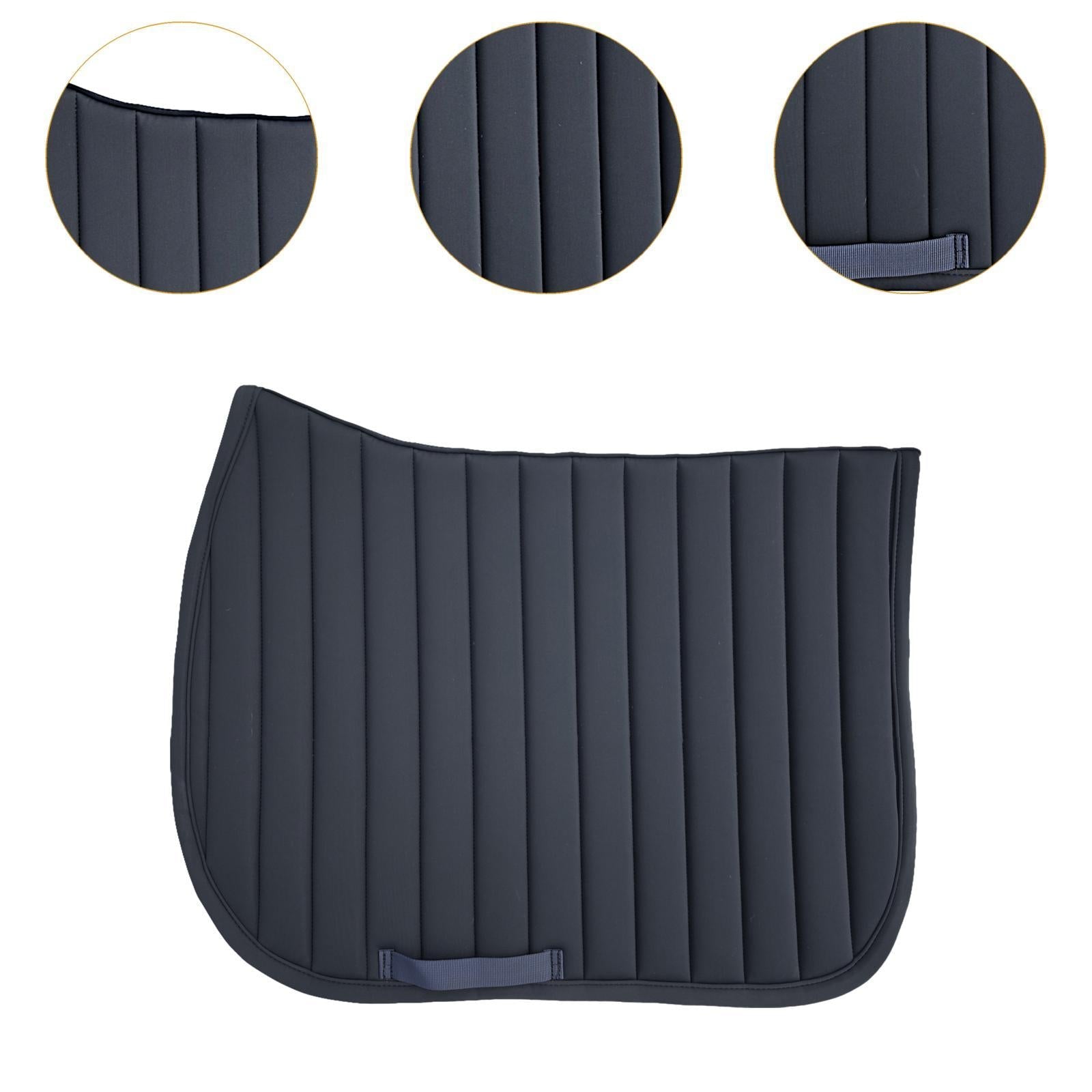 KFX-3813693 Shock Absorption Polyester Saddle Pad for Horse Riding - 68x51cm