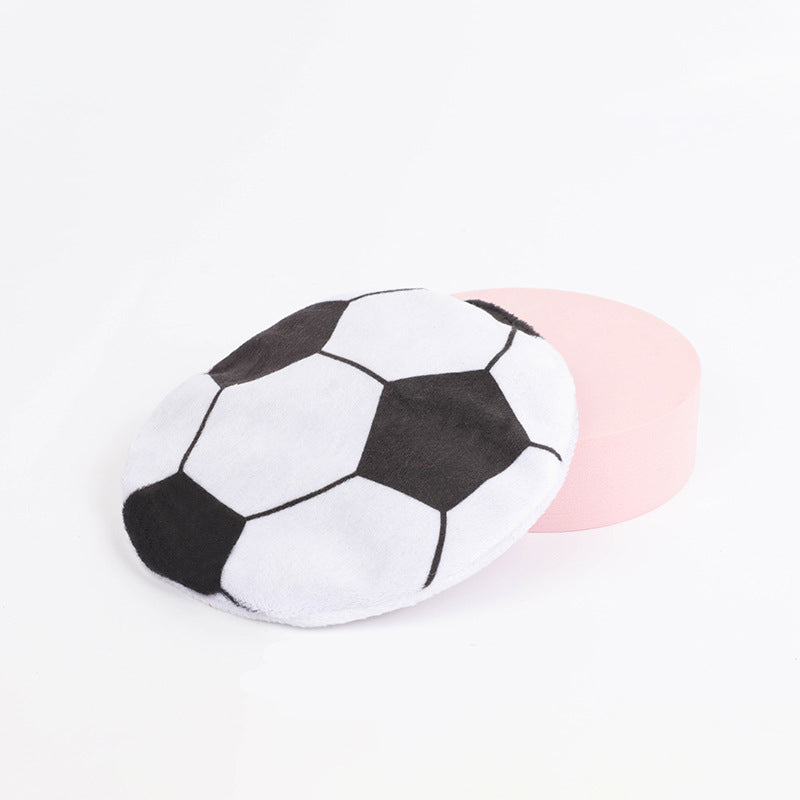 KFX-3815101 Interactive Cat Flying Disc Toy with Soft Plush, Catnip, and Mylar Crinkle Sound for Indoor Cats and Kittens