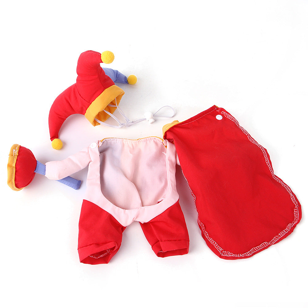 KFX-3815997 Magician Pet Transformation Outfit with Cape and Hat for Cats