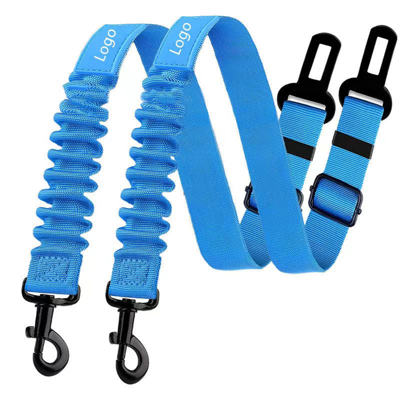 KFX-3817405 Adjustable Pet Seat Belt with Hand Holding Rope for Car Travel
