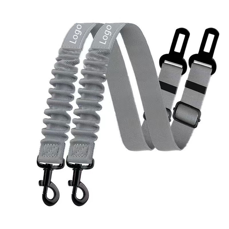 KFX-3817405 Adjustable Pet Seat Belt with Hand Holding Rope for Car Travel